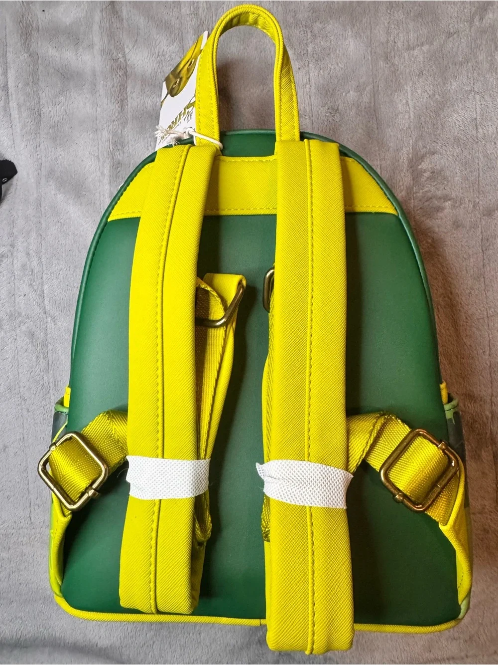 Loungefly Green & Yellow Shrek Swamp Kids Mini Backpack